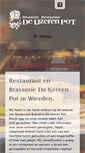 Mobile Screenshot of ijzerenpot.nl